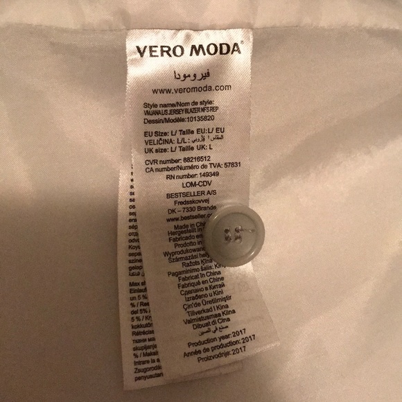 Grey blazer sz L - Picture 3 of 5